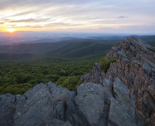 Humpback Rocks in the Blue Ridge Mountains of Virginia