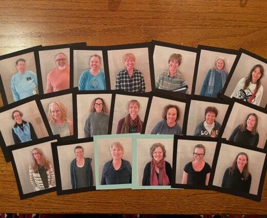 A photo of several headshots laid out of Body-Based Breathwork Facilitator Training Graduates.